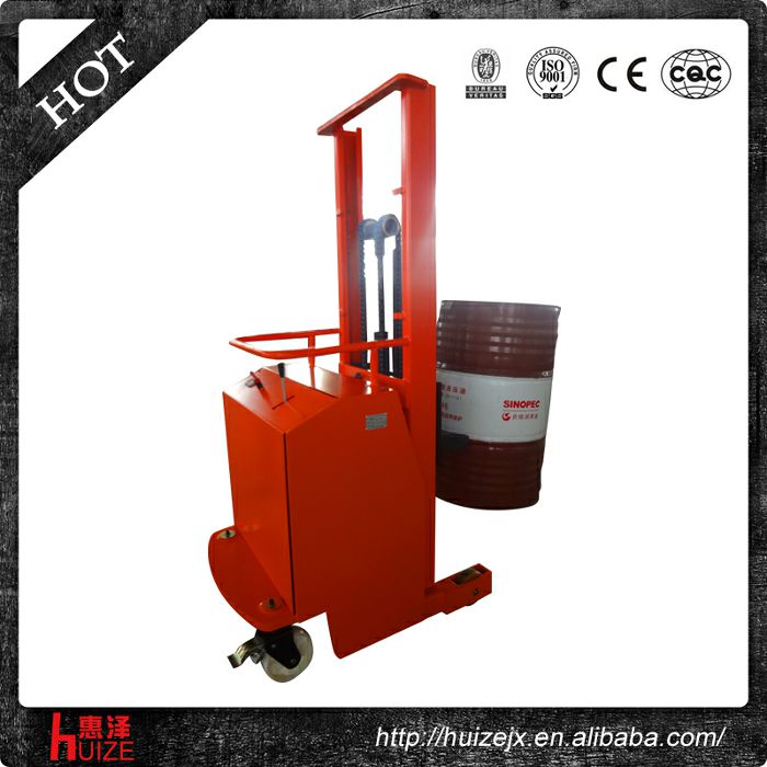 2半電動(dòng)配重油桶車（無底腿，只堆垛，不翻轉(zhuǎn)）